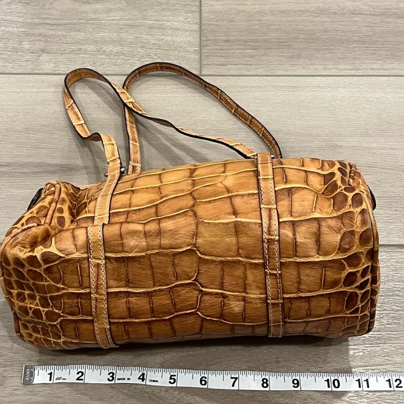 VINTAGE Dooney & Bourke Vintage Crocodile Bayou Collection Shoulder Bag - Picture 4 of 10